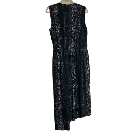 DKNYC Asymmetrical Printed Sleeveless Dress - Picture 4 of 8